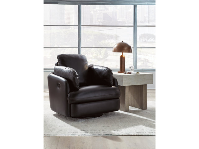 ModMax II Black Swivel Glider Recliner - Ornate Home