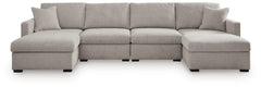 ModMax Luxe Flint 4-Piece Double Chaise Sectional - Ornate Home