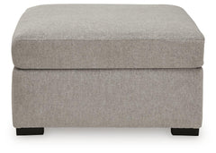 ModMax Luxe Flint Oversized Accent Ottoman - Ornate Home