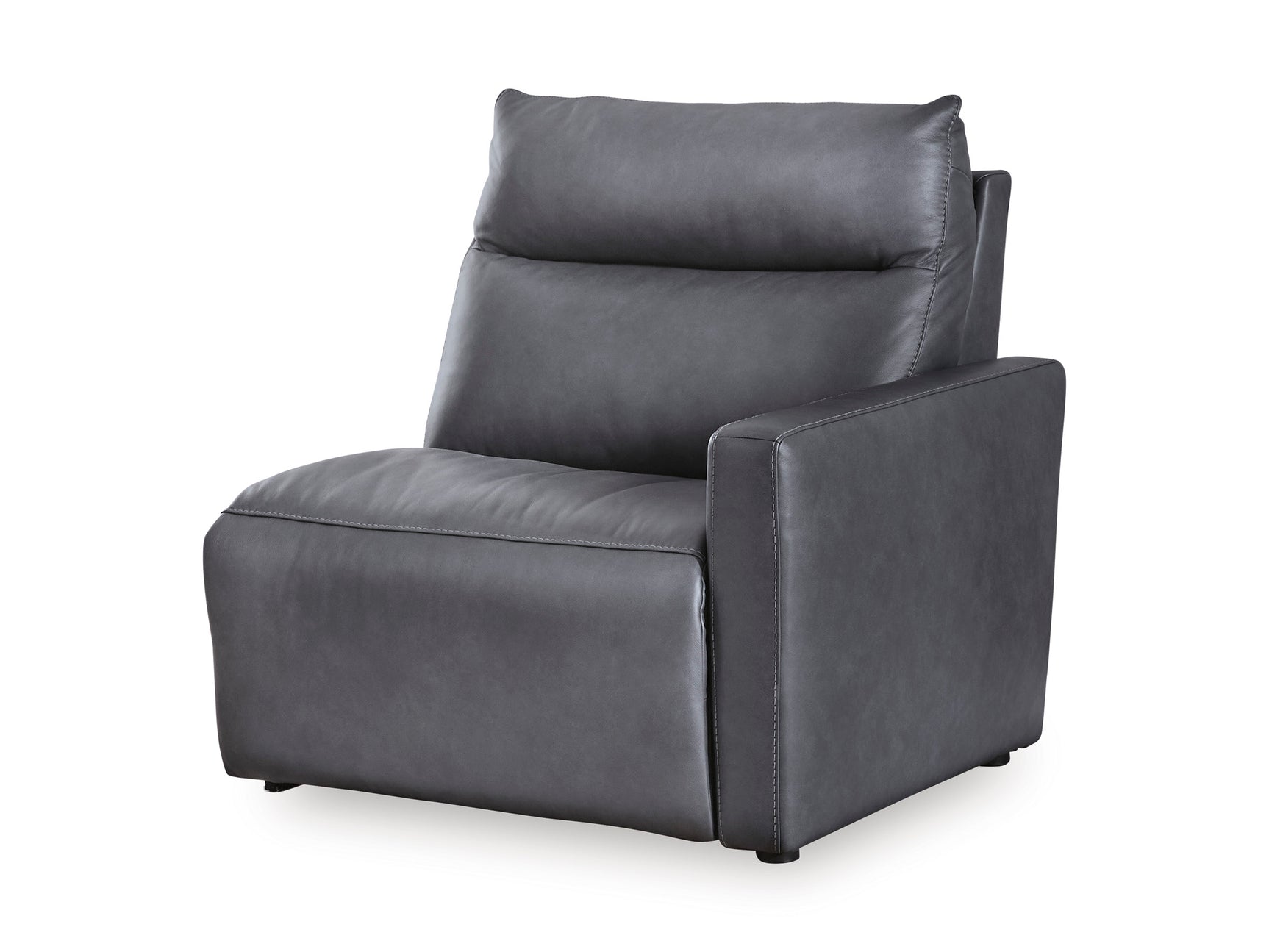 ModZ Blue 7-Piece Power Reclining Sectional with Audio Consoles - Ornate Home