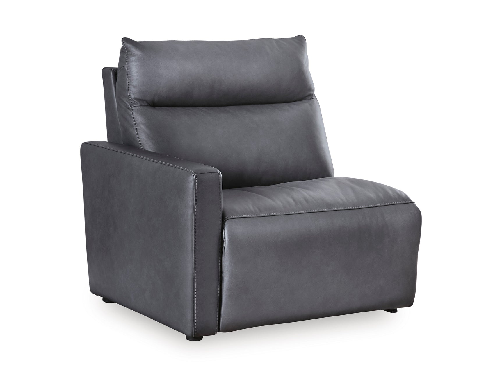 ModZ Blue 7-Piece Power Reclining Sectional with Audio Consoles - Ornate Home
