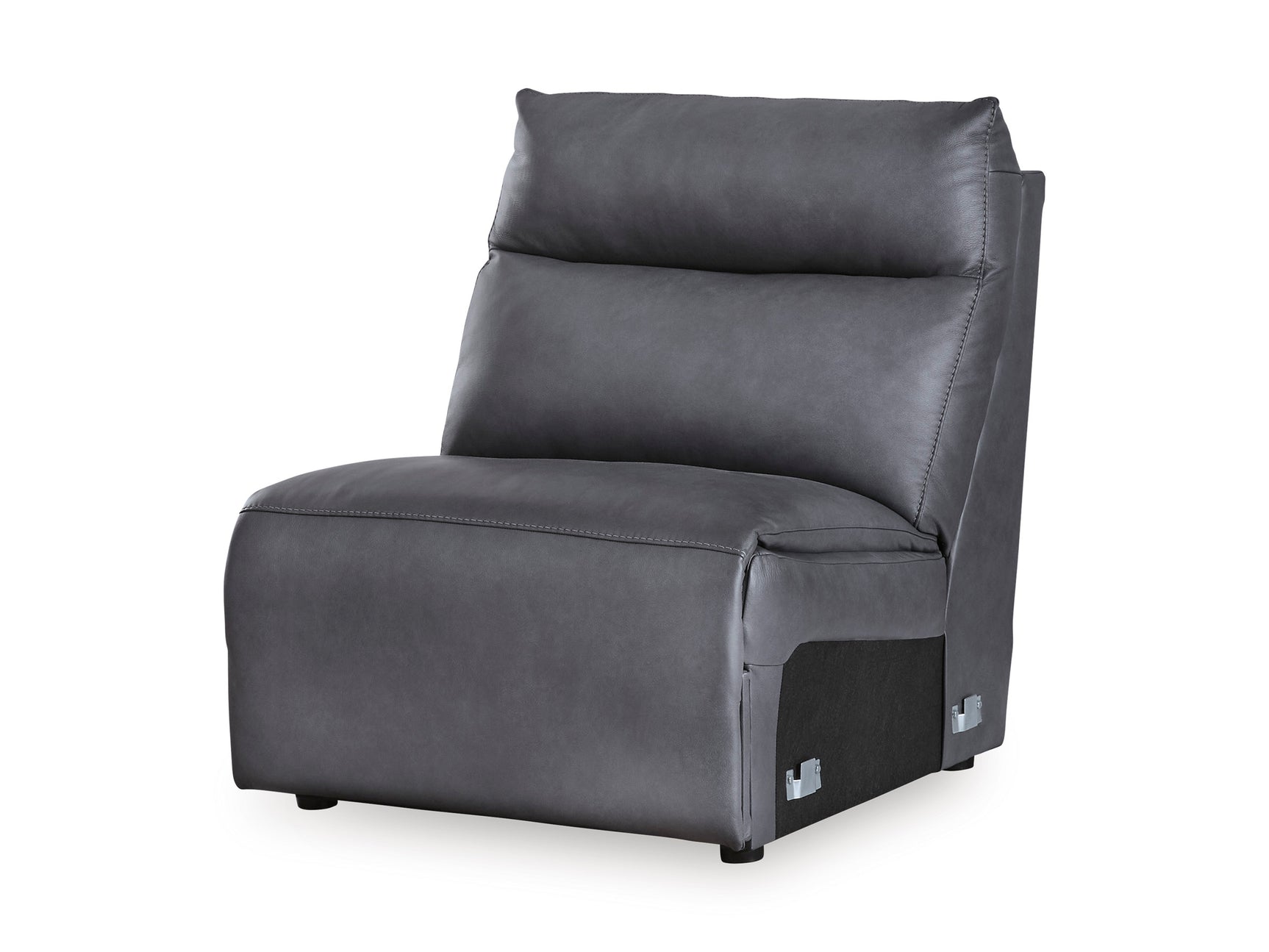 ModZ Blue 7-Piece Power Reclining Sectional with Audio Consoles - Ornate Home