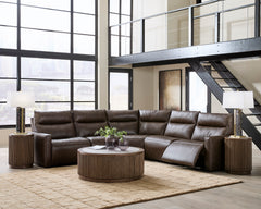 ModZ Chocolate 5-Pc Power Reclining Sectional - Ornate Home