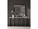 Moda White Banswara/Aged Satin Pewter Console Table - Ornate Home