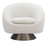 Modan Misty Gray Swivel Chair - Ornate Home