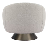 Modan Misty Gray Swivel Chair - Ornate Home
