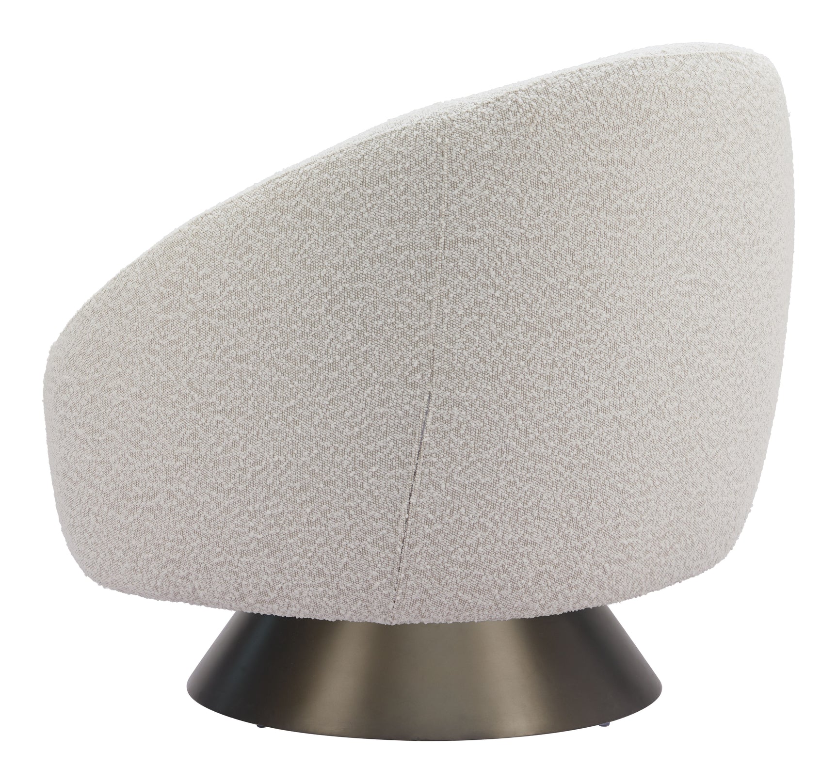 Modan Misty Gray Swivel Chair - Ornate Home
