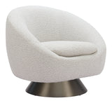 Modan Misty Gray Swivel Chair - Ornate Home