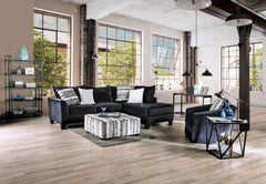 Modbury Stripe Multi Ottoman - Ornate Home