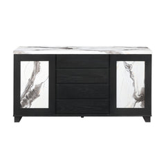 Modena Charcoal Server - Ornate Home