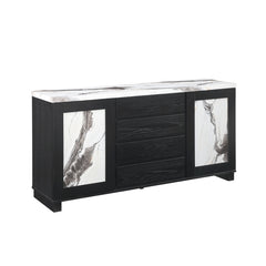 Modena Charcoal Server - Ornate Home