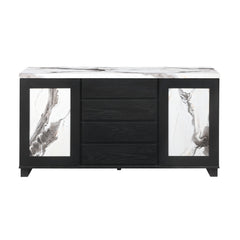 Modena Charcoal Server - Ornate Home