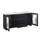 Modena Charcoal Server - Ornate Home