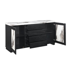 Modena Charcoal Server - Ornate Home