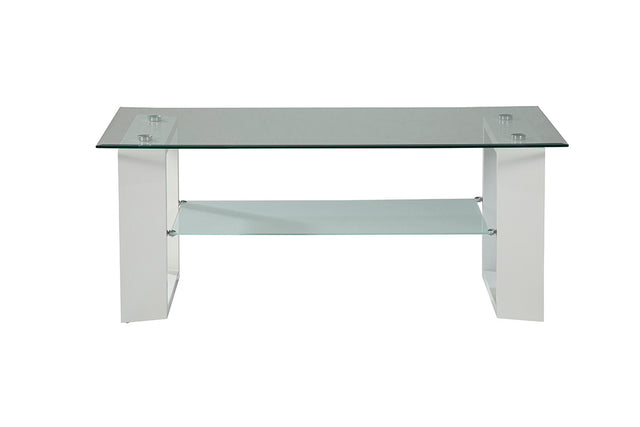 Modena White Cocktail Table - Ornate Home