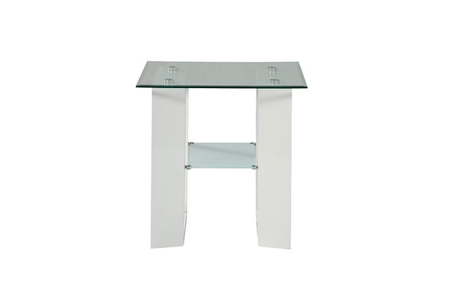 Modena White End Table - Ornate Home
