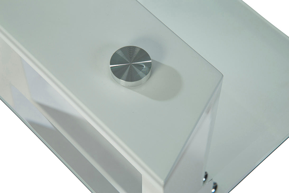 Modena White End Table - Ornate Home