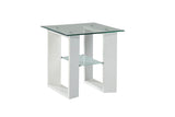 Modena White End Table - Ornate Home