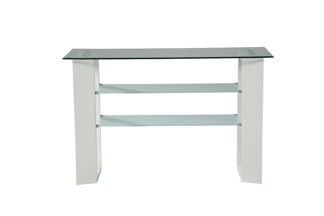 Modena White Sofa Table - Ornate Home