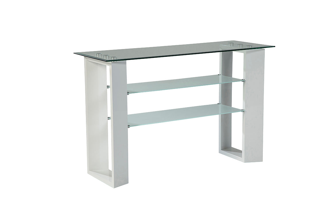 Modena White Sofa Table - Ornate Home