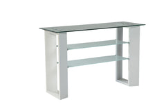 Modena White Sofa Table - Ornate Home