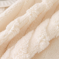 Modern 3D Water Ripple Sofa Cover, Non-Shedding Cream Style Furniture Protector Throw - Ornate Home