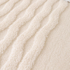Modern 3D Water Ripple Sofa Cover, Non-Shedding Cream Style Furniture Protector Throw - Ornate Home