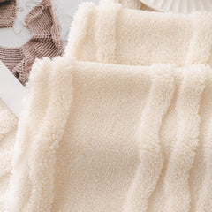 Modern 3D Water Ripple Sofa Cover, Non-Shedding Cream Style Furniture Protector Throw - Ornate Home