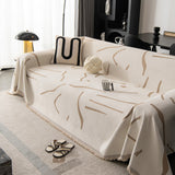 Modern Abstract Couch Cover Blanket, Decor Furniture Protector for Sectional Sofa - Ornate Home