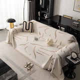 Modern Abstract Couch Cover Blanket, Decor Furniture Protector for Sectional Sofa - Ornate Home