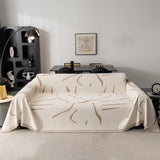 Modern Abstract Couch Cover Blanket, Decor Furniture Protector for Sectional Sofa - Ornate Home