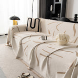 Modern Abstract Couch Cover Blanket, Decor Furniture Protector for Sectional Sofa - Ornate Home