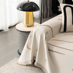 Modern Abstract Couch Cover Blanket, Decor Furniture Protector for Sectional Sofa - Ornate Home