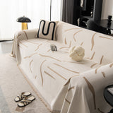 Modern Abstract Couch Cover Blanket, Decor Furniture Protector for Sectional Sofa - Ornate Home