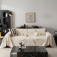 Modern Abstract Couch Cover Blanket, Decor Furniture Protector for Sectional Sofa - Ornate Home