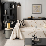 Modern Abstract Couch Cover Blanket, Decor Furniture Protector for Sectional Sofa - Ornate Home