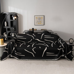 Modern Abstract Couch Cover Blanket, Decor Furniture Protector for Sectional Sofa - Ornate Home
