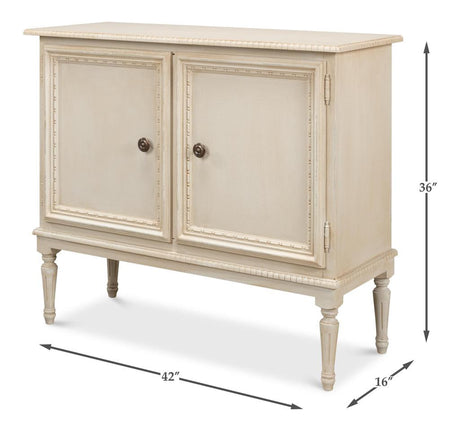 Modern Accent Beige 2 Door Sideboard - Ornate Home