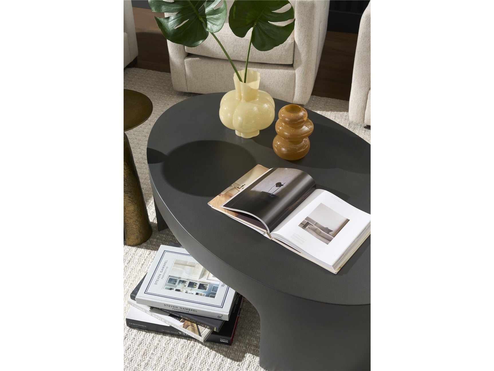 Modern Ash Concrete Cocktail Table - Ornate Home