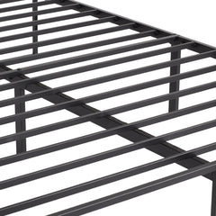 Modern Black Cal King Platform Bed Frame - Ornate Home