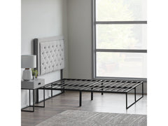 Modern Black Cal King Platform Bed Frame - Ornate Home