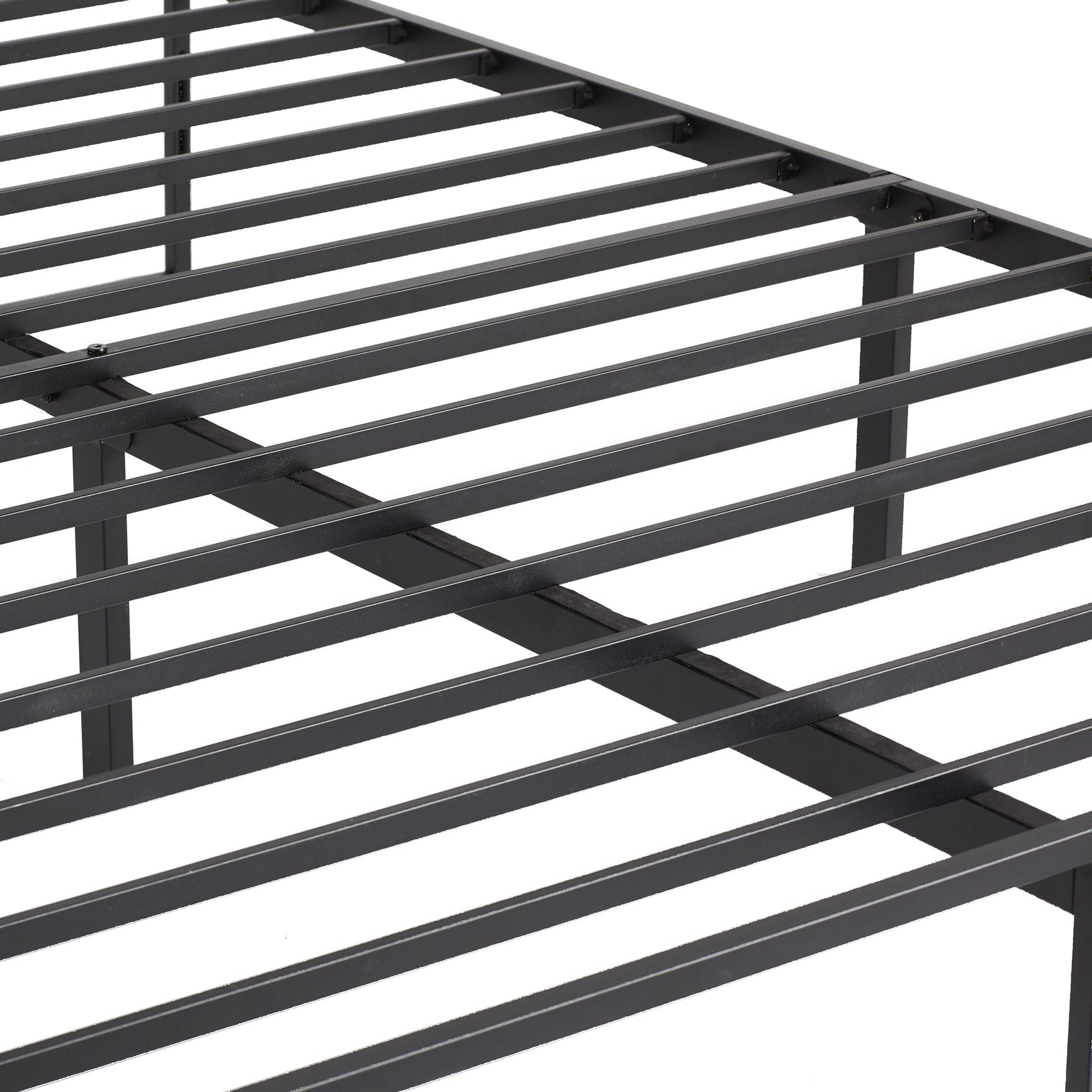 Modern Black Full Platform Bed Frame - Ornate Home