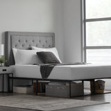 Modern Black Full Platform Bed Frame - Ornate Home
