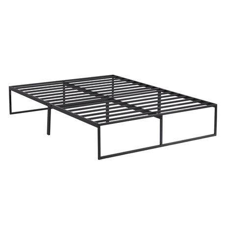 Modern Black Queen Platform Bed Frame - Ornate Home
