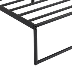 Modern Black Queen Platform Bed Frame - Ornate Home