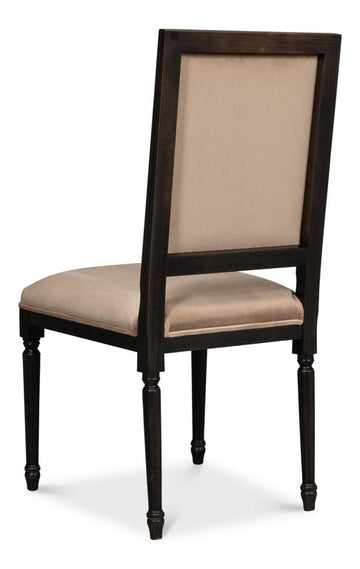 Modern Classic Seating Black Square Back Side Chair (Set of 2) - Ornate Home