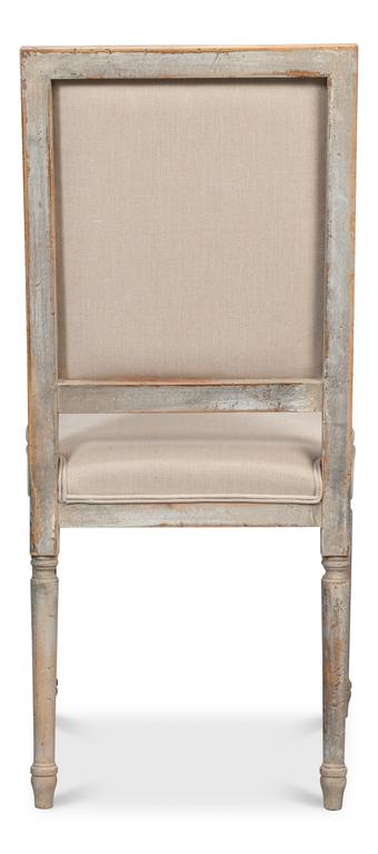 Modern Classic Seating Grey Square Back Side Chair (Set of 2) - Ornate Home