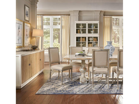 Modern Classic Seating Grey Square Back Side Chair (Set of 2) - Ornate Home