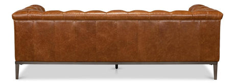 Modern Comfort Brown Cube Sofa - Ornate Home
