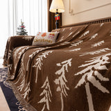 Modern Couch Covers for Couches Large Decorative Throw Blanket with Tassels for Couch - Ornate Home